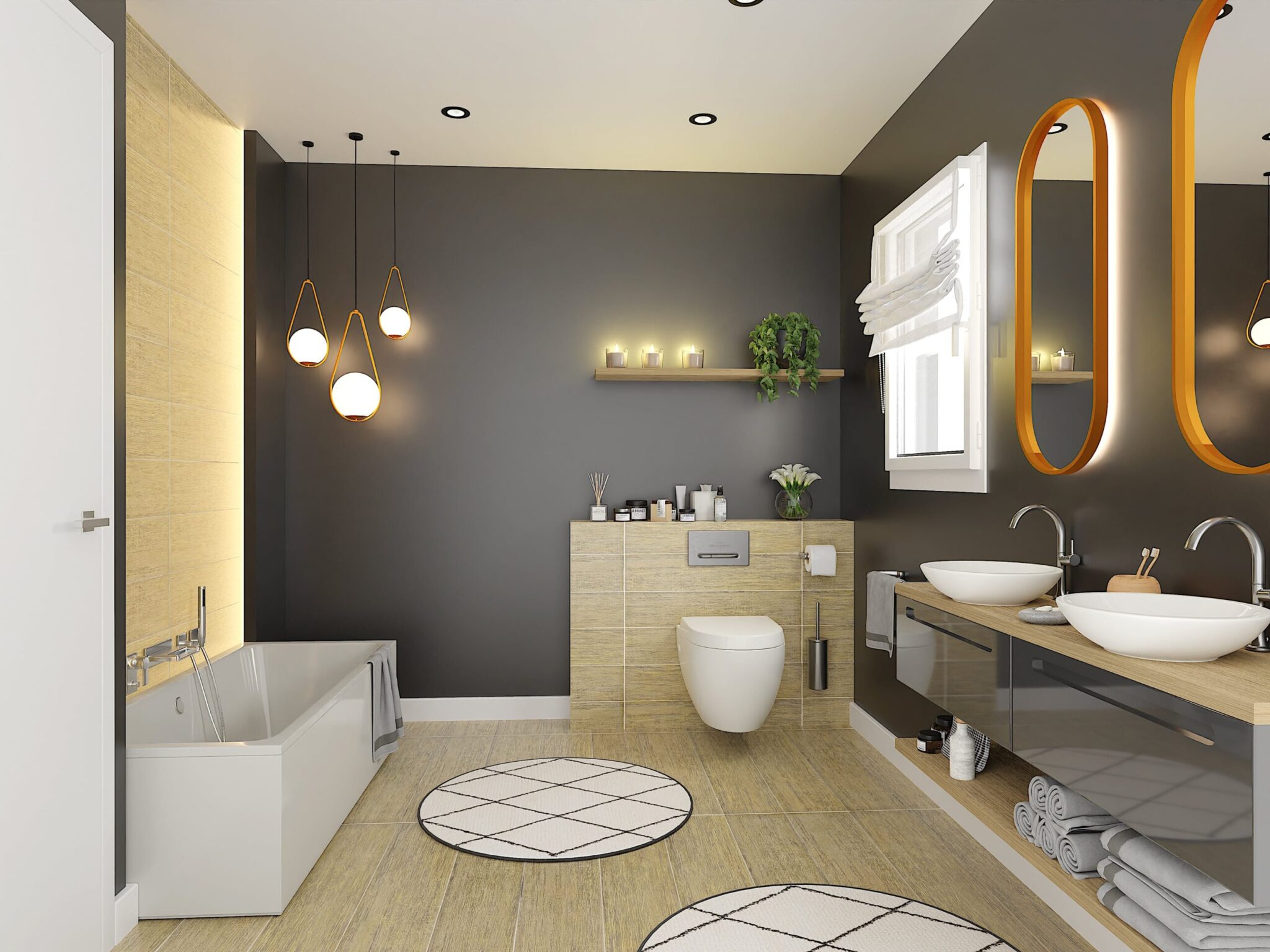 Salle de bain design maison Clever'hom Haut-Rhin